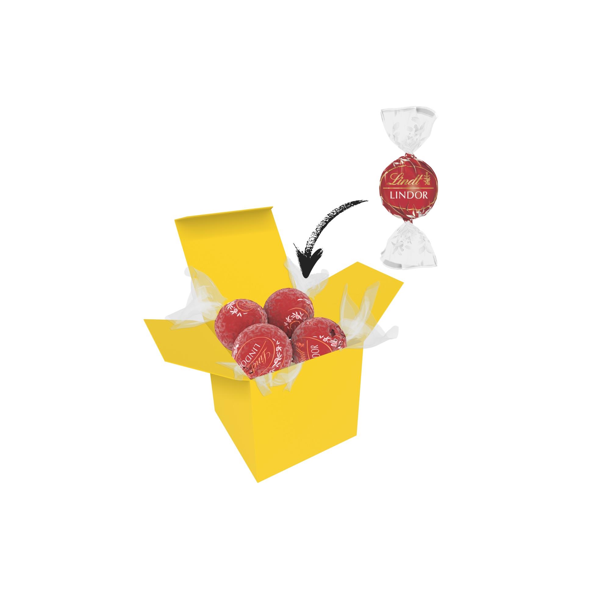Color Lindor Box - Gelb - Vollmilch