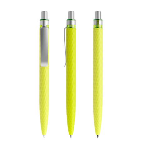 Yellow Green-Silver satin finish