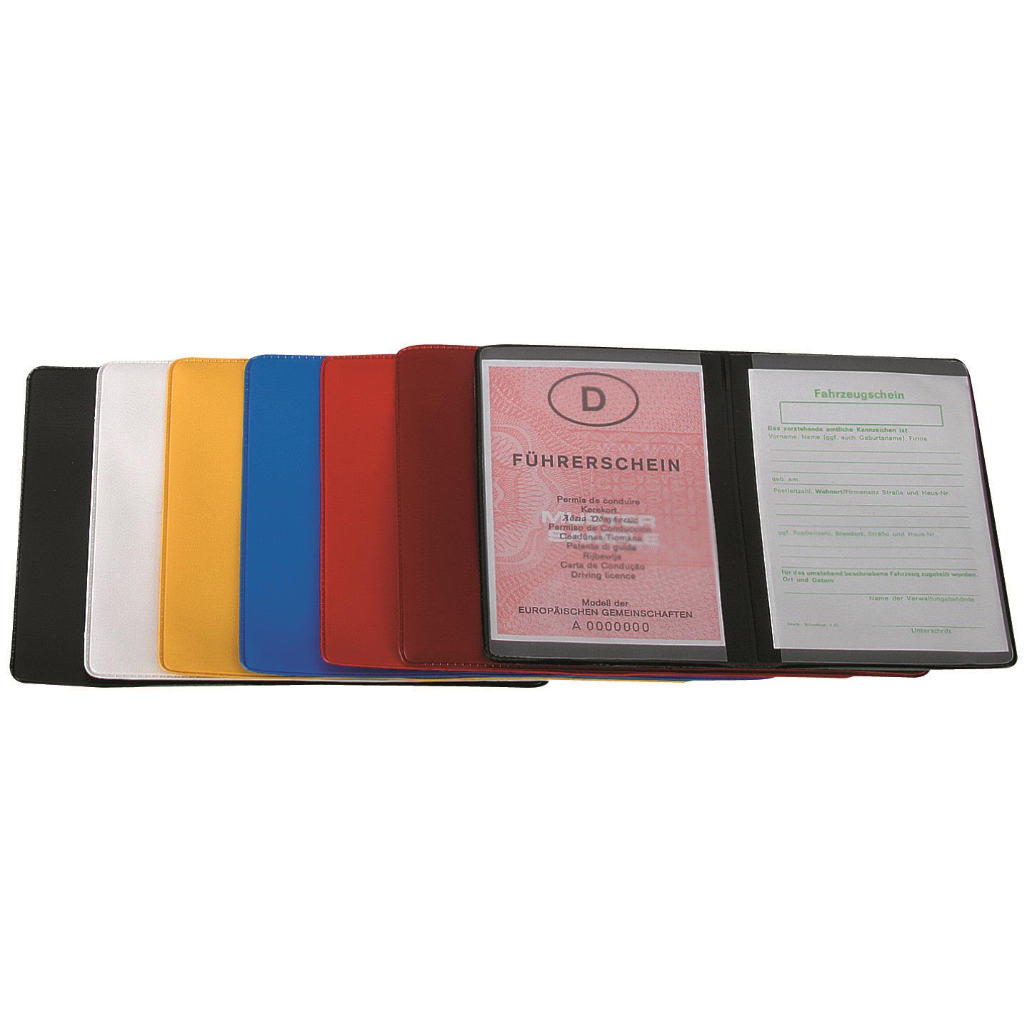 CreativDesign® Ausweistasche ´2-fach´ Normalfolie schwarz