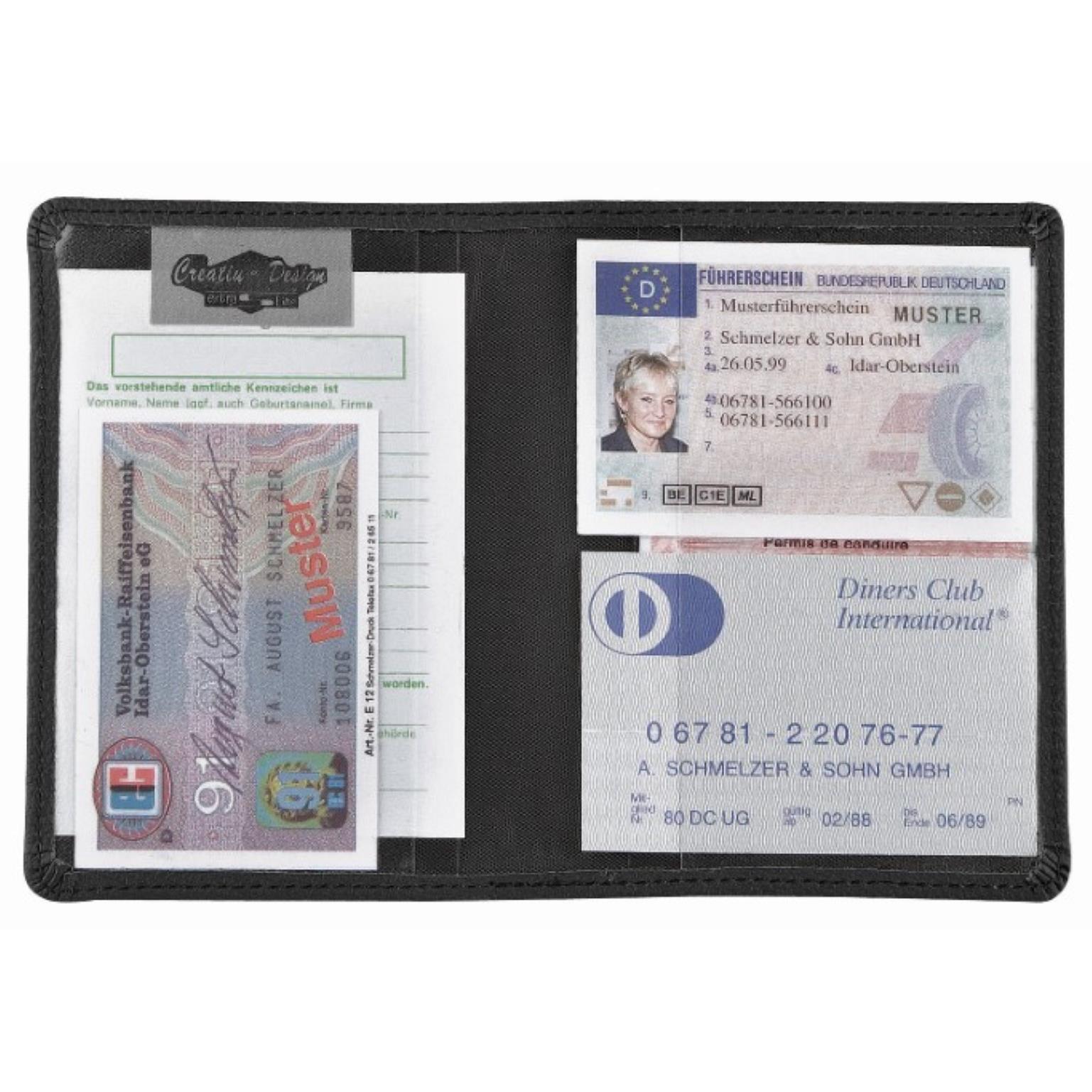 CreativDesign® Ausweistasche ´129 Select´ schwarz