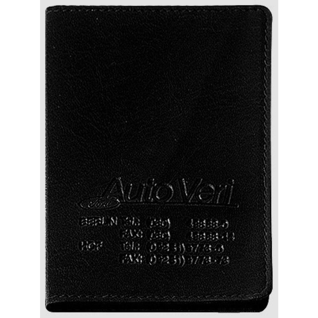 CreativDesign® Ausweistasche ´LefastoffOffenkantig´ schwarz