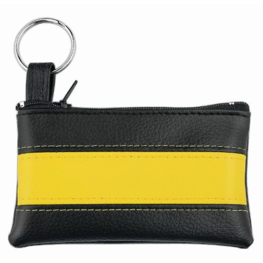CreativDesign® Schlüsseltasche ´LookPlus´ schwarz/gelb