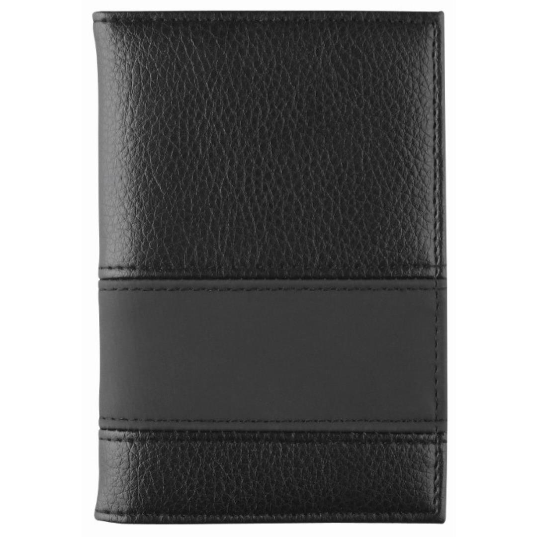 CreativDesign® Ausweistasche ´LookPlus´ schwarz/schwarz