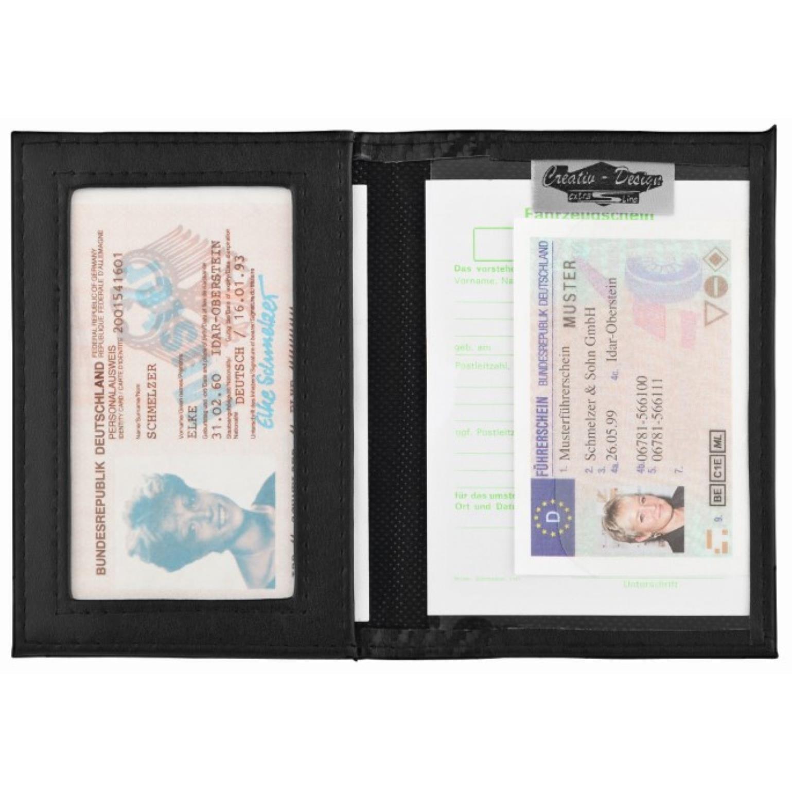 CreativDesign® Ausweisetui ´BusinessPro´ schwarz