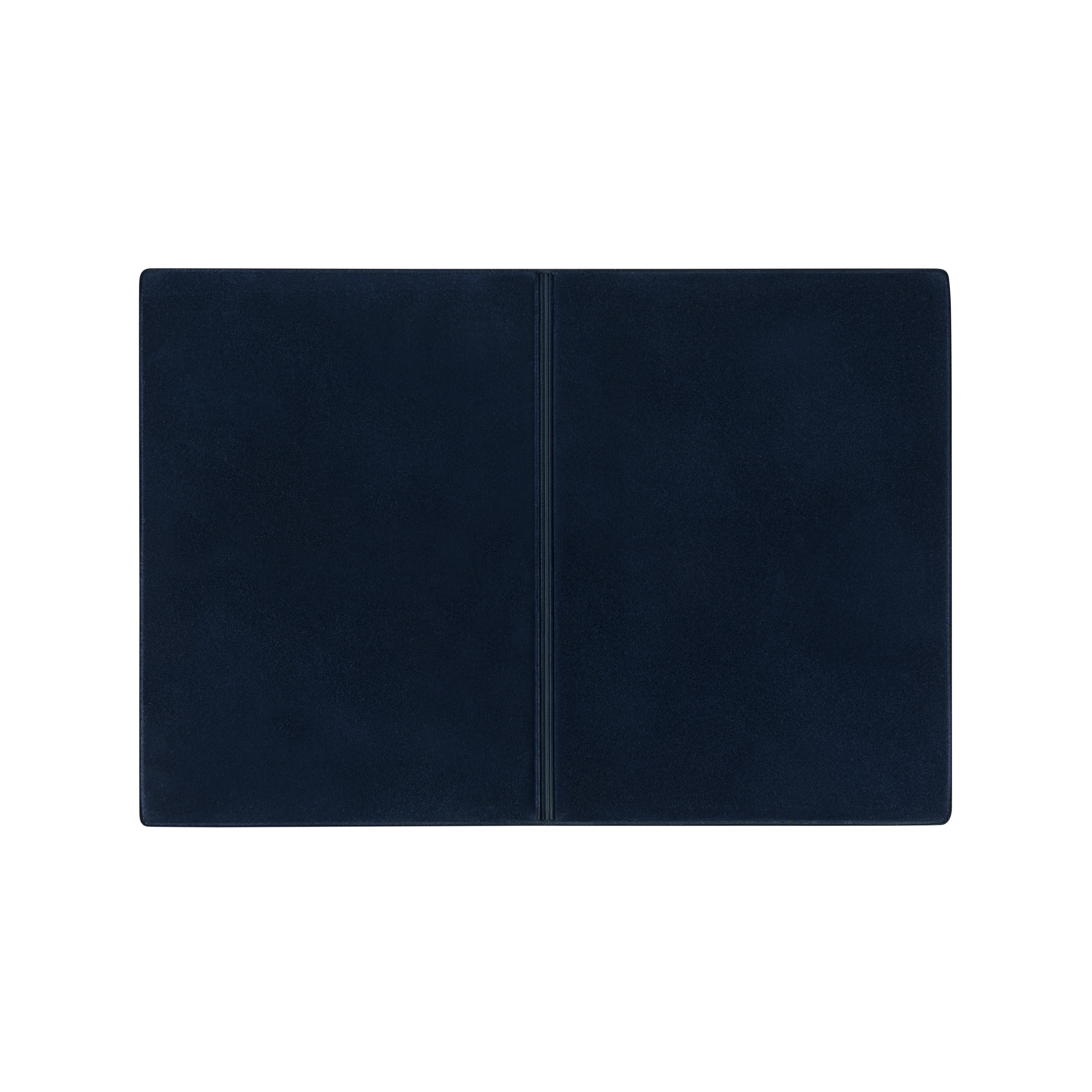 CreativDesign® Ausweistasche ´2-fach´ Velours blau