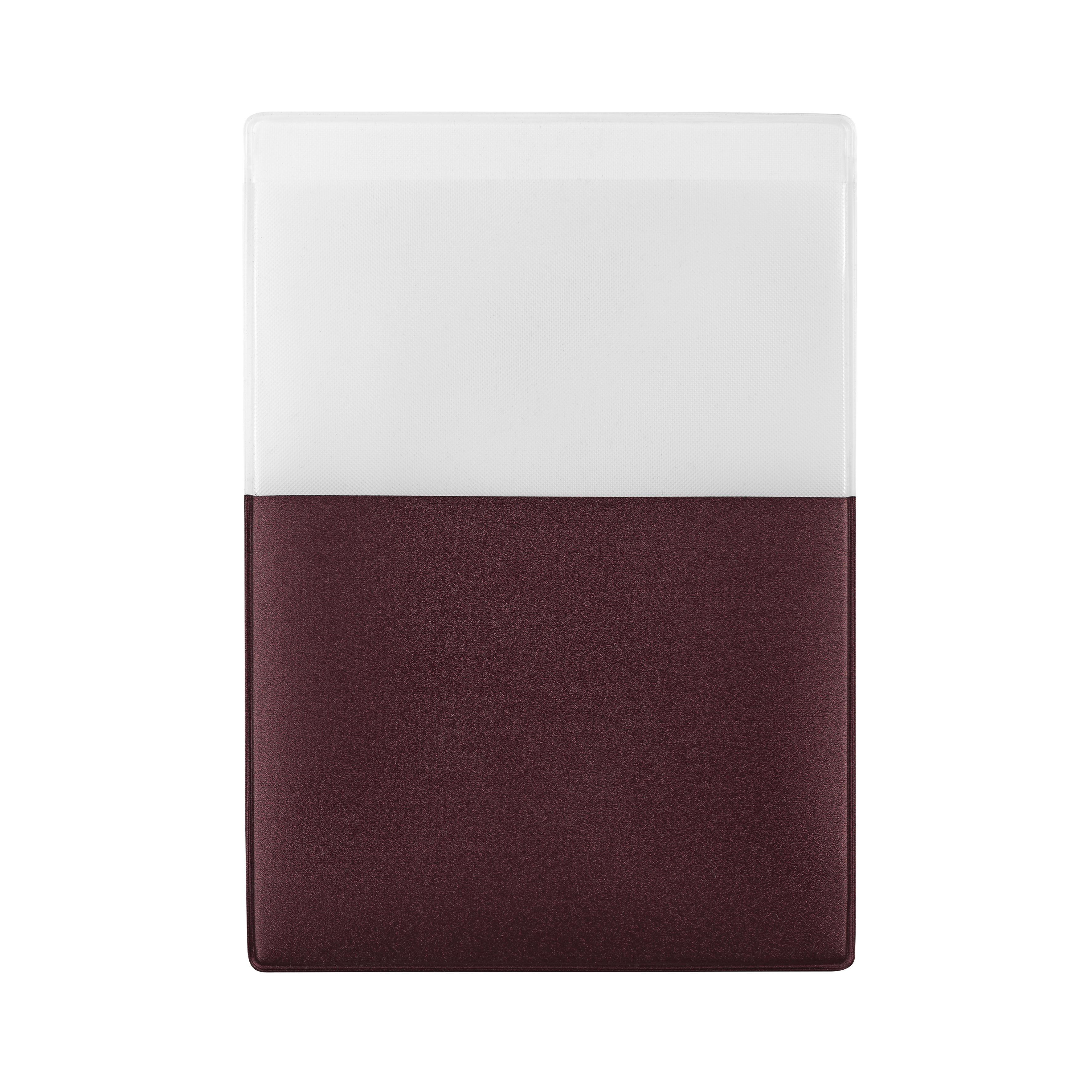 CreativDesign® KFZ-Scheinhülle ´Steck!´ Reflexfolie bordeaux