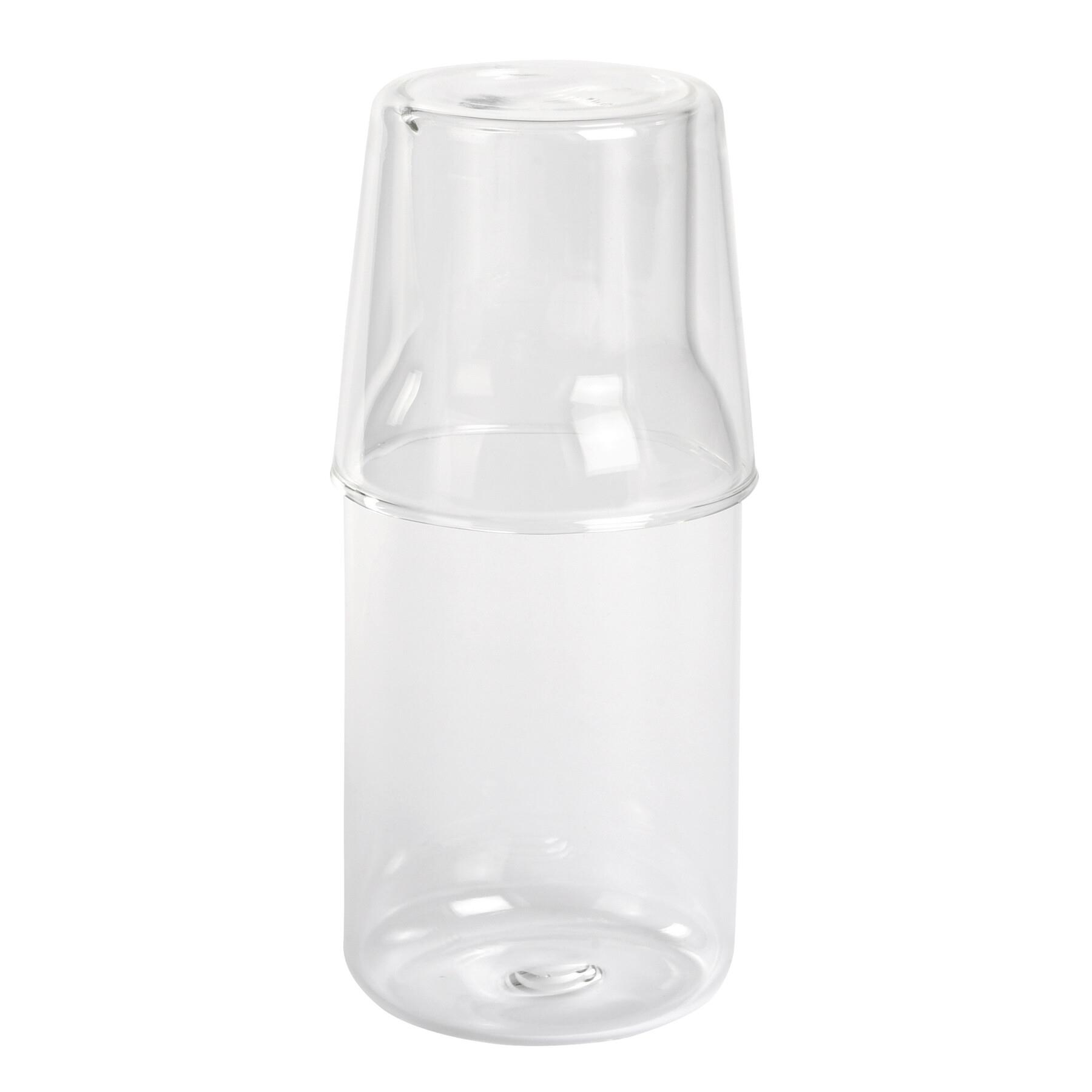 CALMY - Glaskaraffe mit Trinkglas