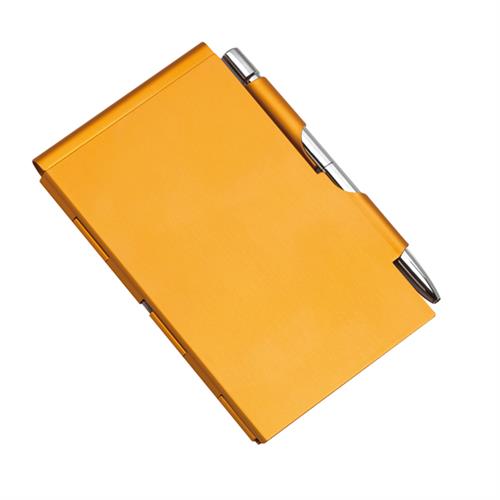 Notizblock mit Stift MEMO (gold)