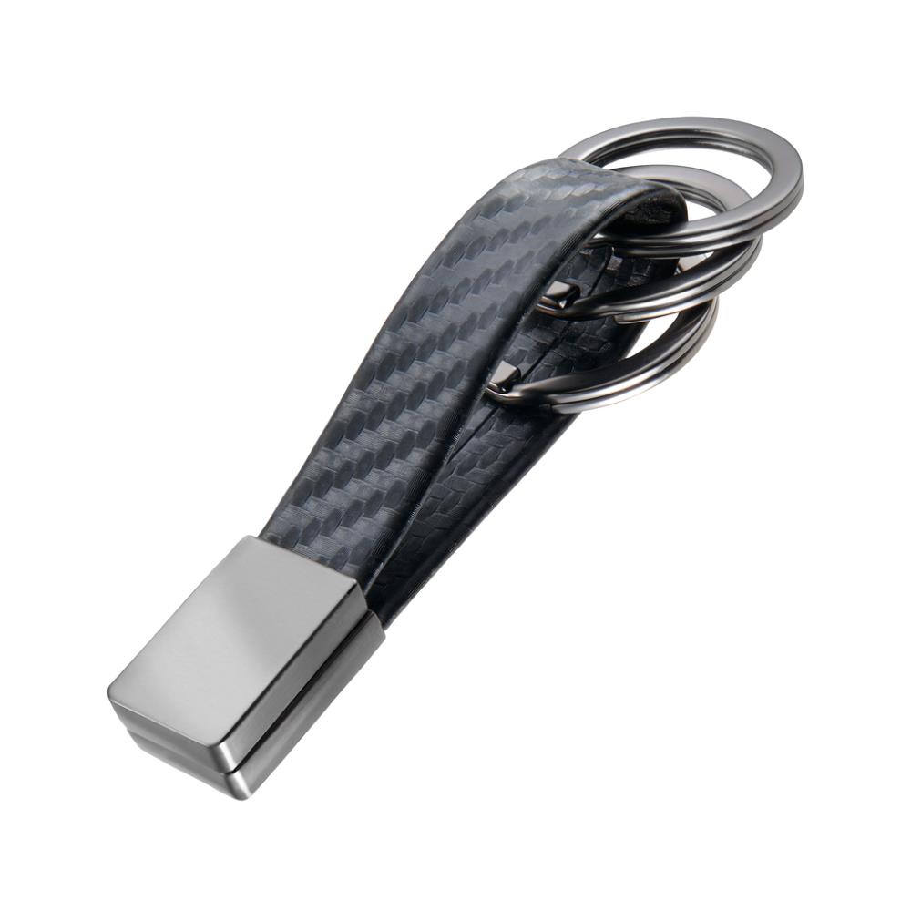 TROIKA Schlüsselanhänger TWISTER CARBON