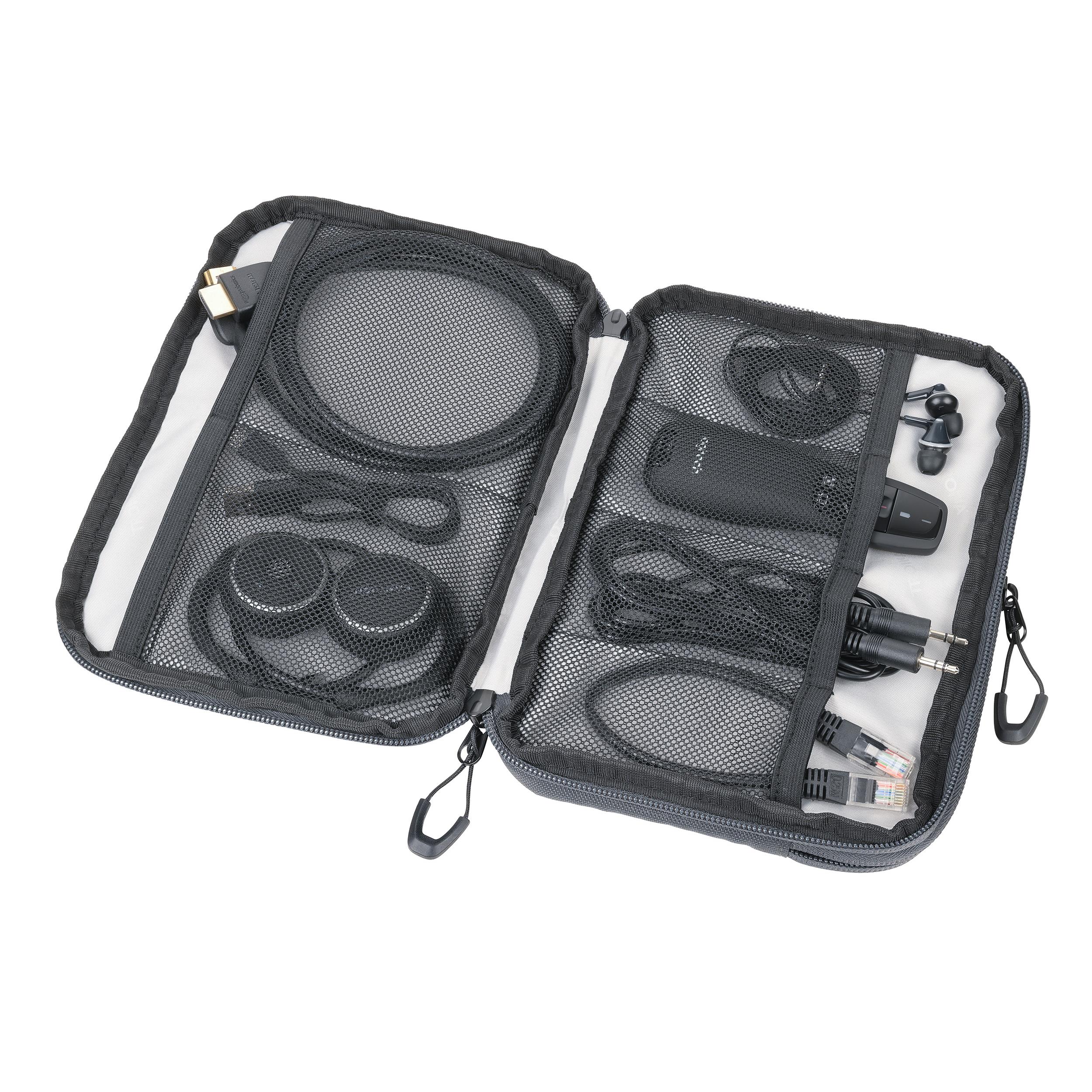 TROIKA Kabeltasche BLUE CYCLE TECH POUCH 2