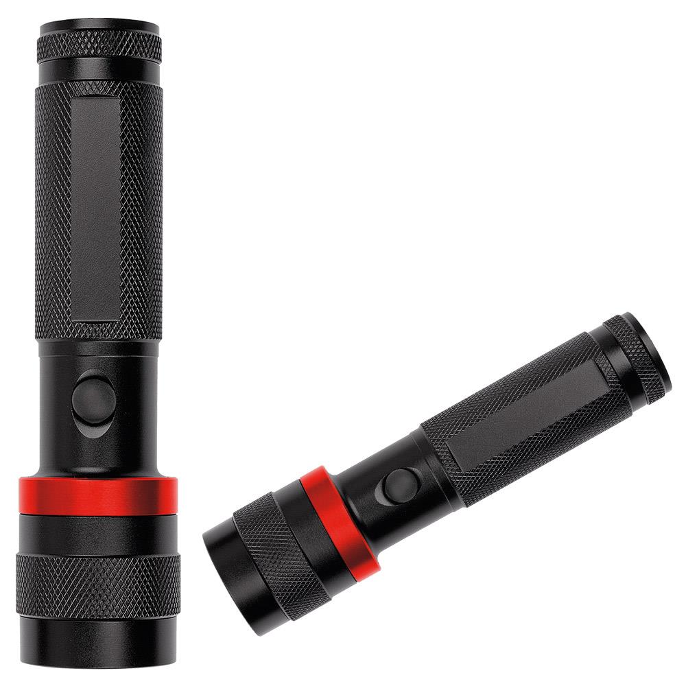 LED Leuchte ´Security 3W schwarz/rot´