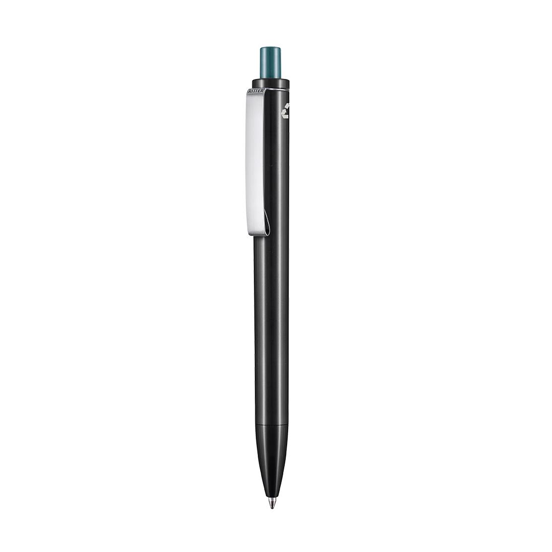 schwarz recycled (PCR)/petrol-türkis