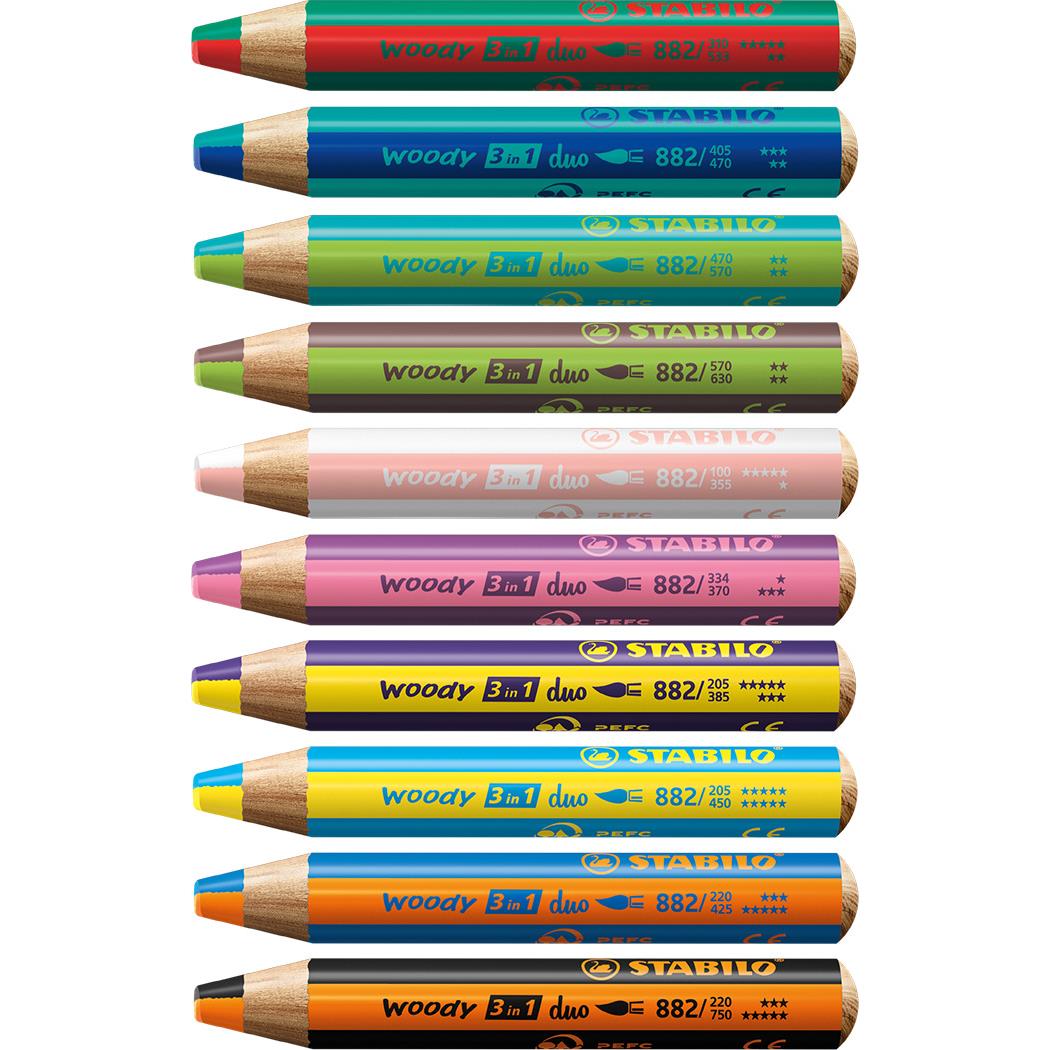 STABILO woody duo Farbstift 1er-Set