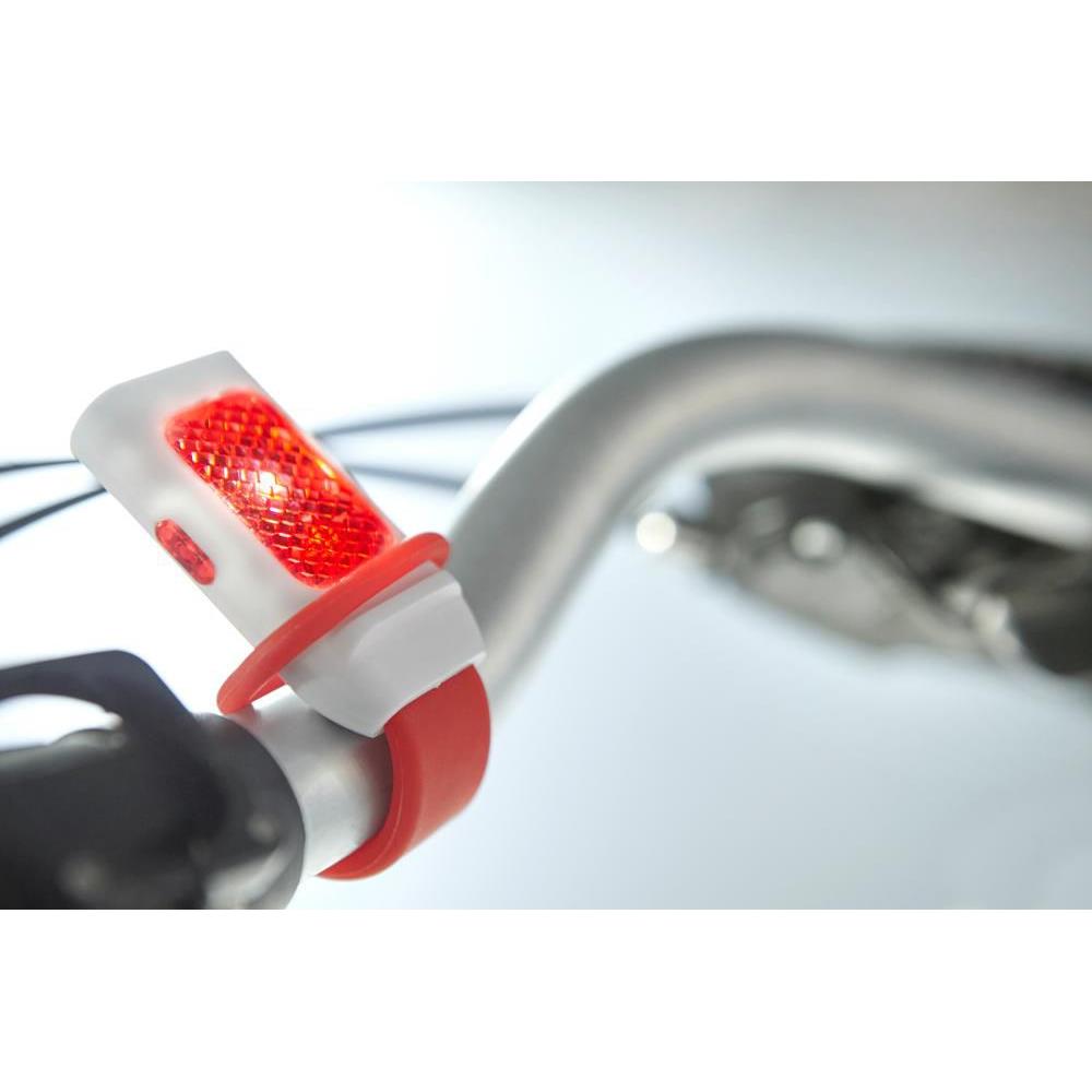 Fahrradlicht Duncan | Kunststoff | 3+1 LED | Silikonband