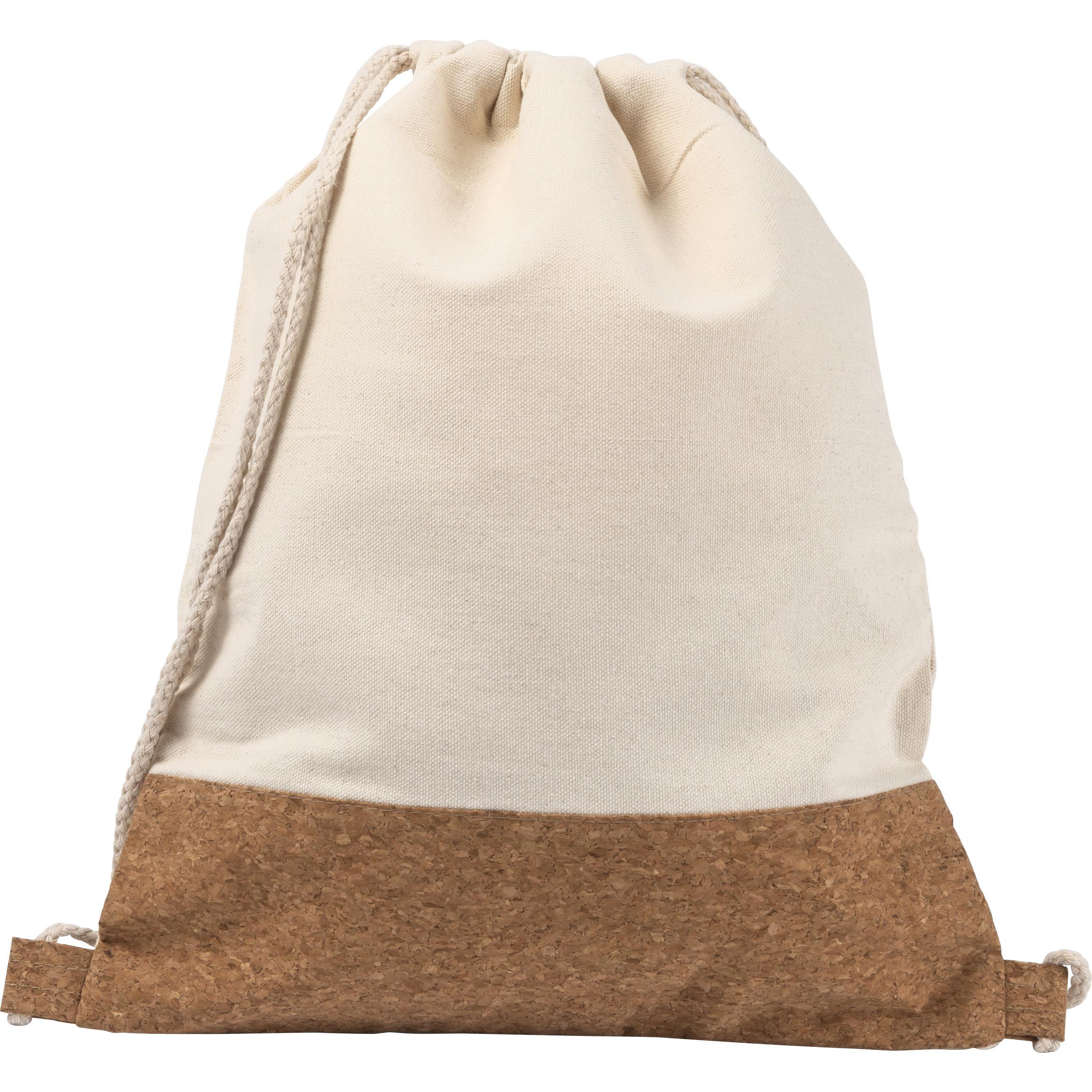 Rucksack Tianna | Baumwolle 250 g/m² | Kork | 1,2 l