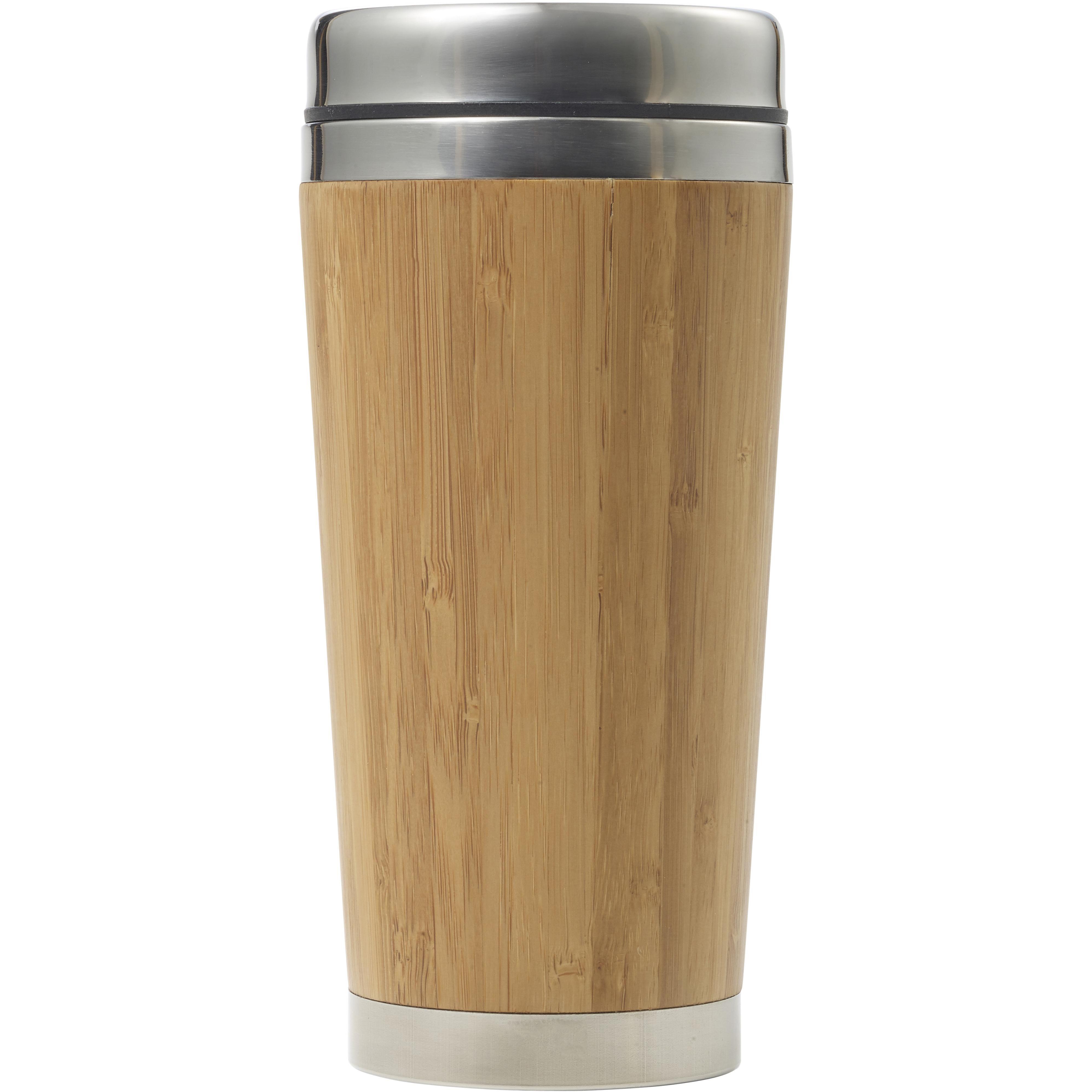 Reisebecher Sabine | Bambus und Edelstahl | 400 ml