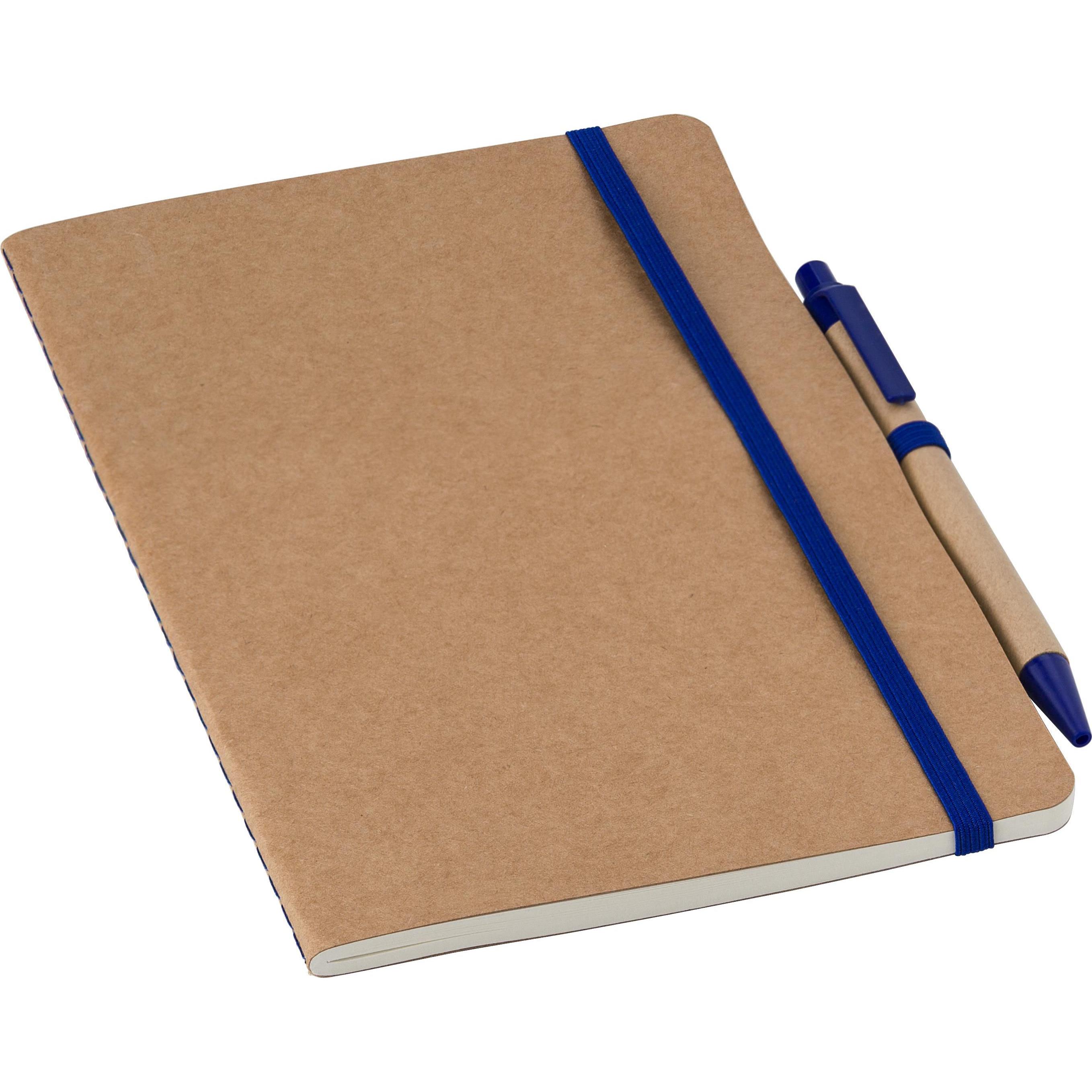 Notizbuch Theodore | Karton | A5 | Blanko | Mit Stift
