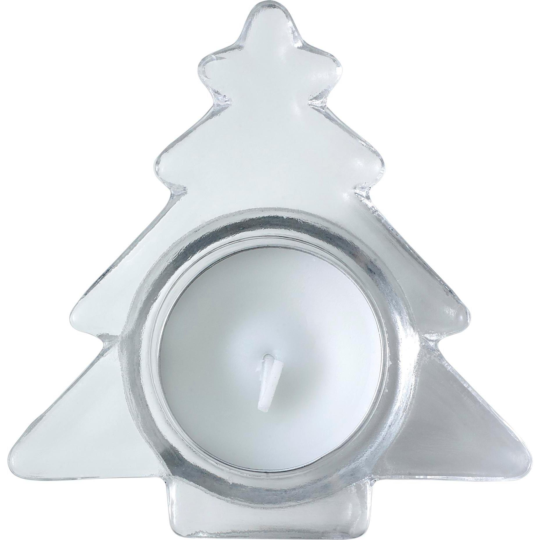 Teelichthalter Casey | Glas | Weihnachtsbaum