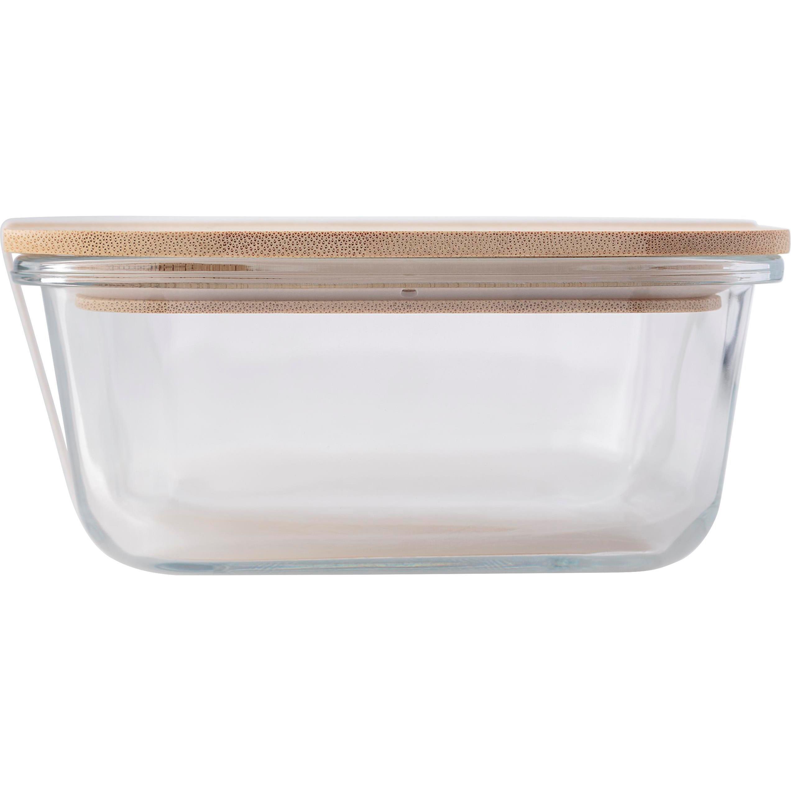 Lunchbox Nicole | Glas | Bambusdeckel | 900 ml