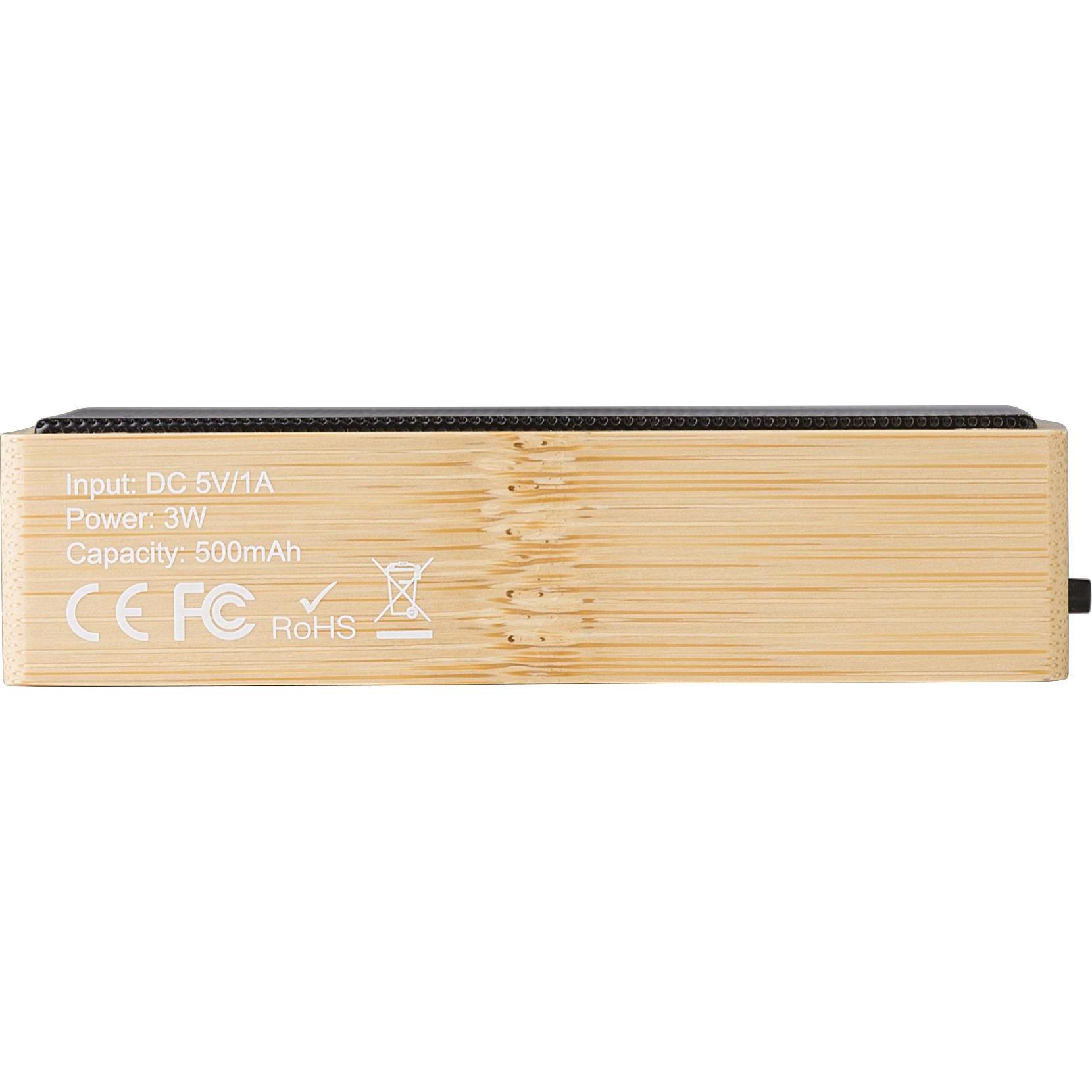 Kabelloser Lautsprecher Fox | Bambus | Solar