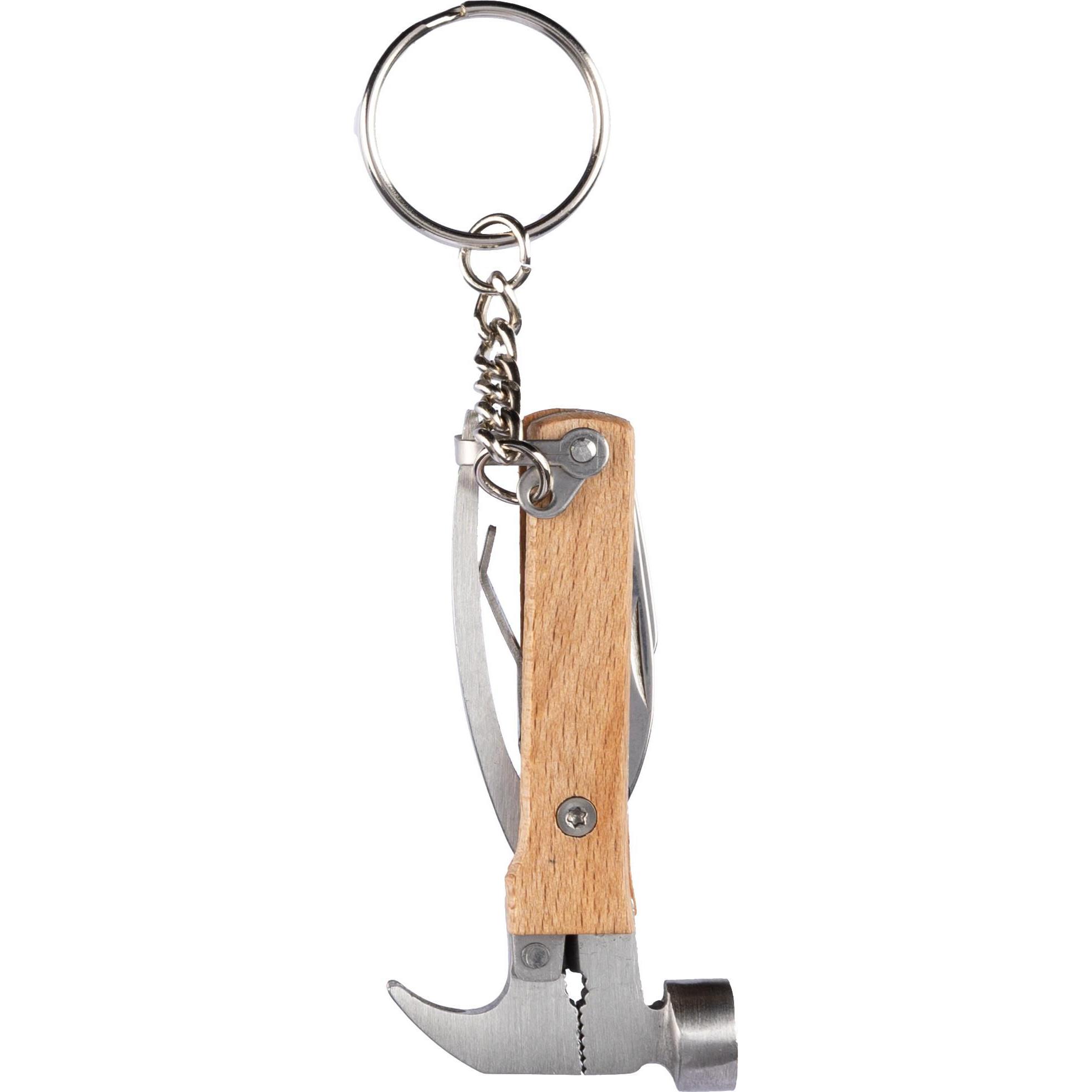 Schlüsselanhänger Heinrich | Bambus | Multitool