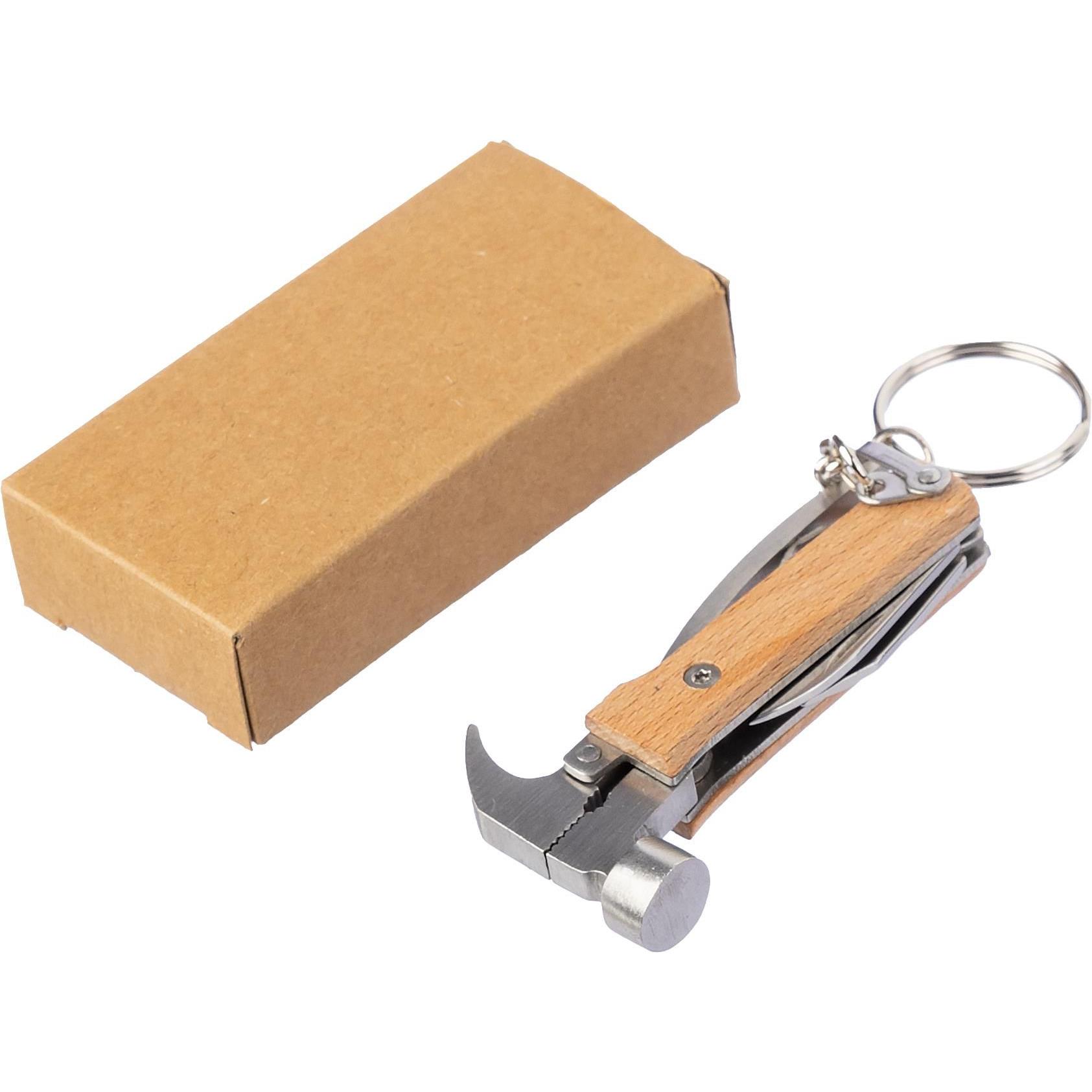 Schlüsselanhänger Heinrich | Bambus | Multitool