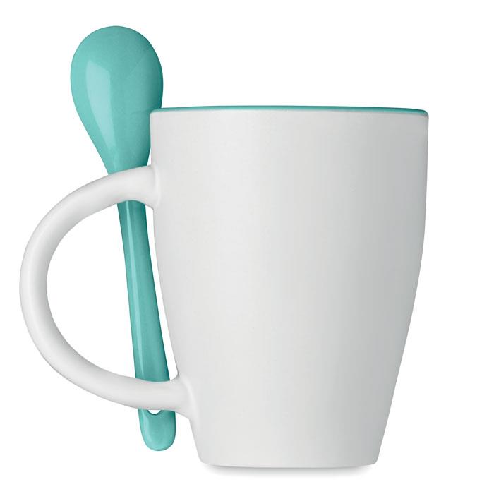 Becher mit Löffel