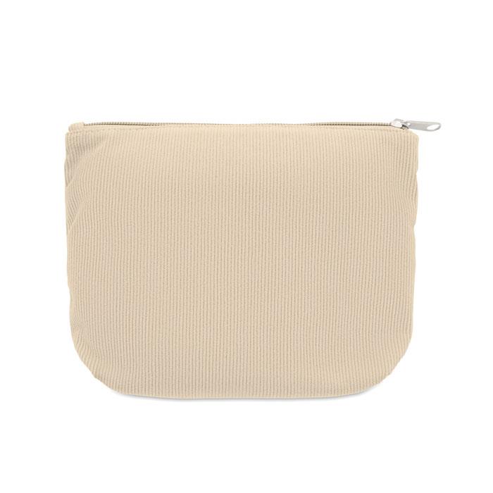 Kosmetiktasche Kord-Polyester