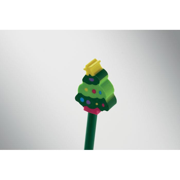 Holzbleistift mit Radiergummi