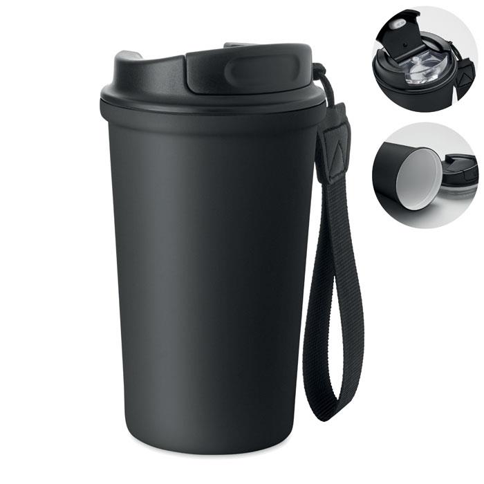 Becher recy. Edelstahl 400ml