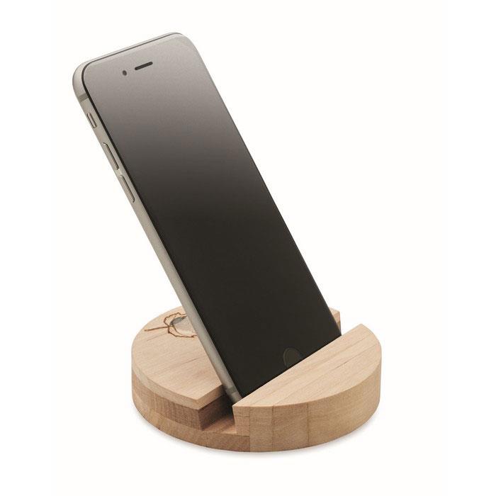 Smartphone Halter Birkenholz