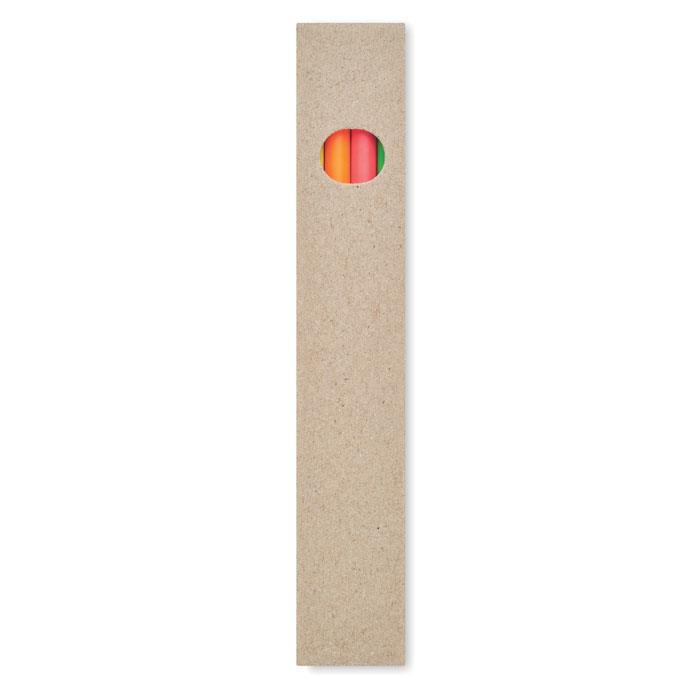 4 Textmarker-Buntstifte