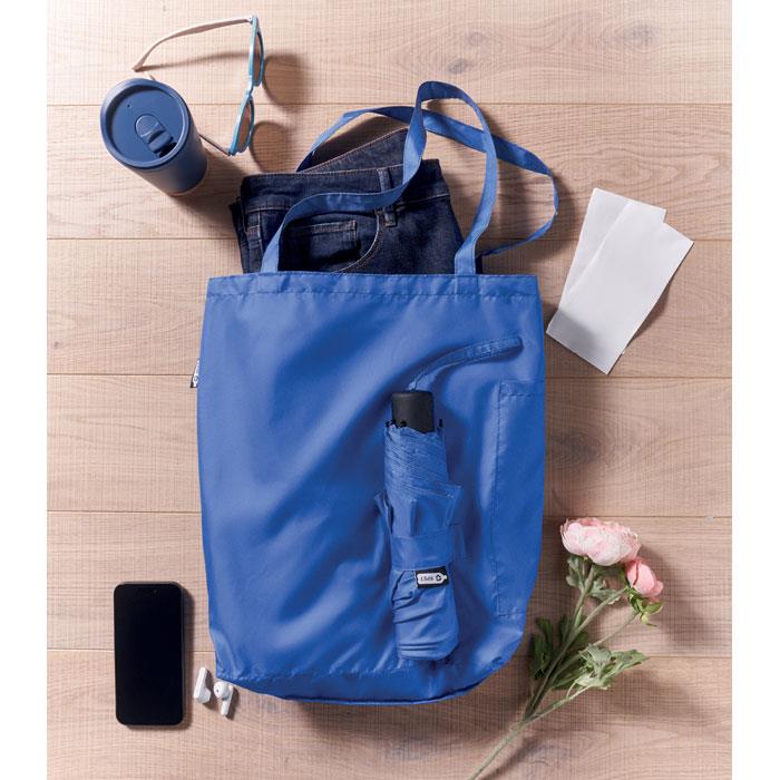 21 Regenschirm mit Tasche