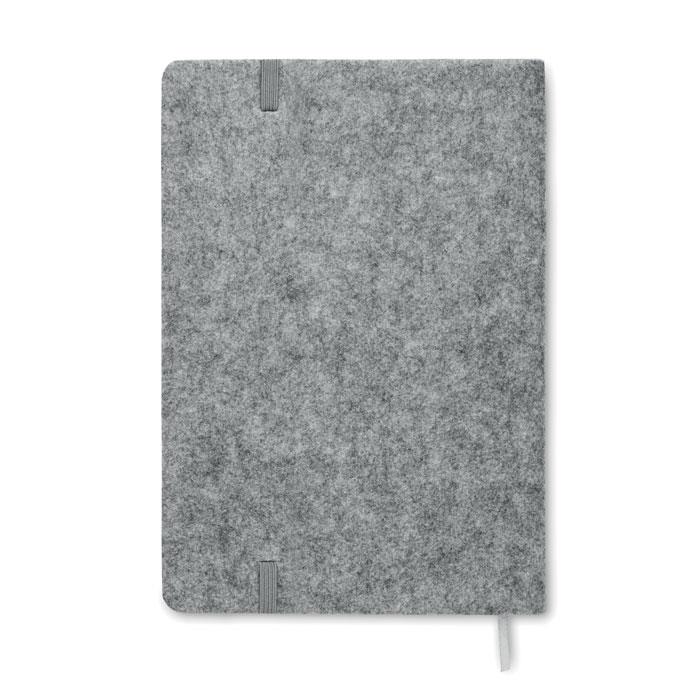 DIN A5 Notizbuch RPET-Filz