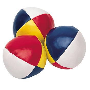 Jonglierball mit 4 Segmenten