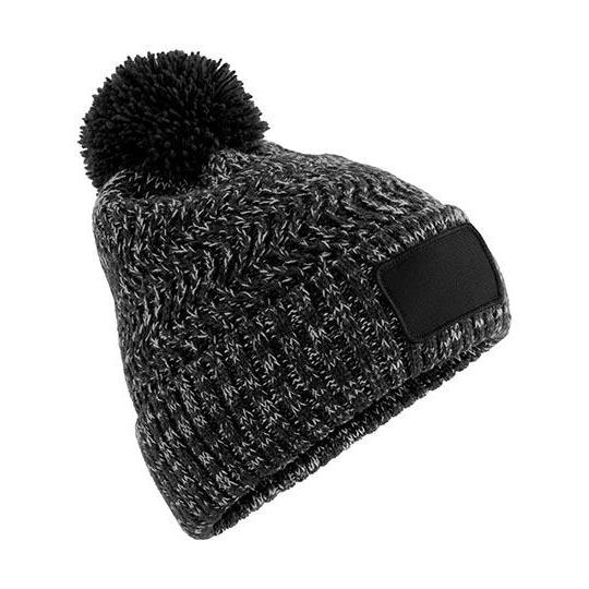 Ramble Patch Pom Beanie