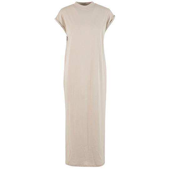 Ladies Long Extended Shoulder Dress