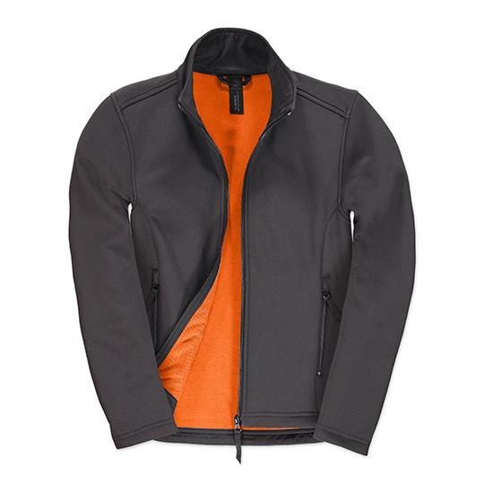 Dark Grey (Solid) Neon Orange