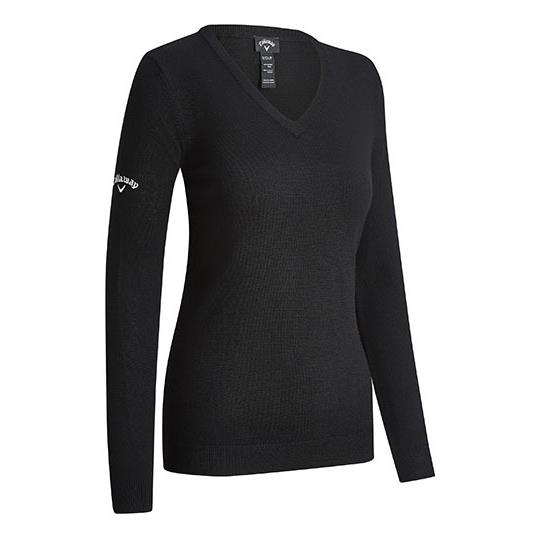 Ladies V-Neck Merino Sweater