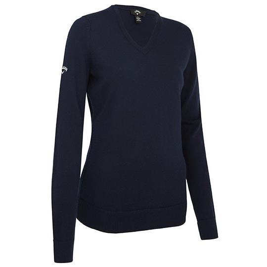 Ladies V-Neck Merino Sweater