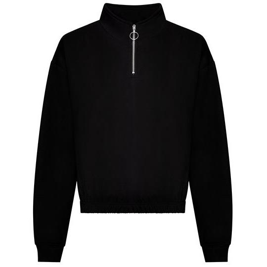 Women´s Cropped 1/4 Zip Sweat