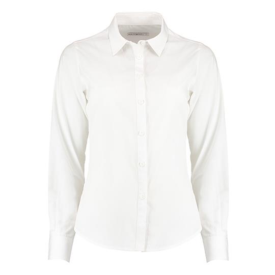 Women´s Tailored Fit Poplin Shirt Long Sleeve