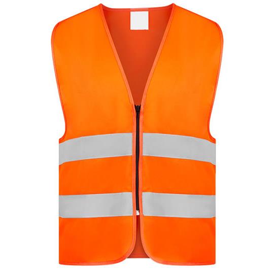 Hi-Vis Safety Vest Cologne With Front Zipper