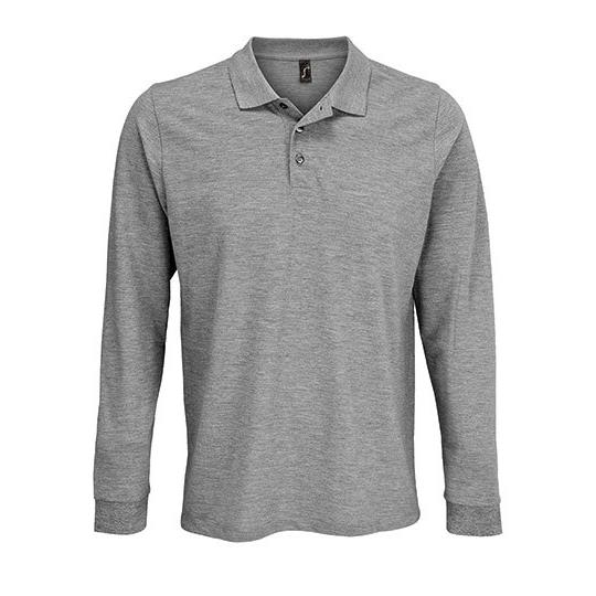 Unisex Long Sleeve Polycotton Polo Shirt