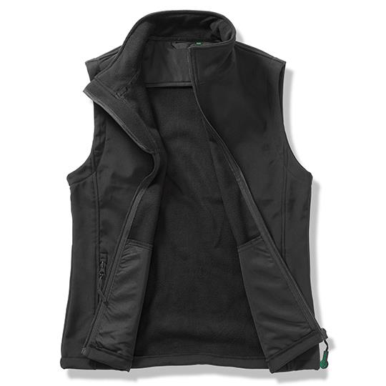 Men´s Printable Softshell Bodywarmer with Recycled Fleece Inner