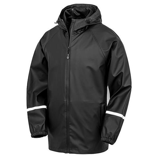 Prism PU Waterproof Jacket with Reflective Bands &