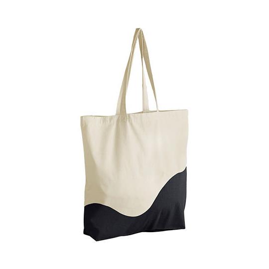 Organic Cotton Wave Print Maxi Bag