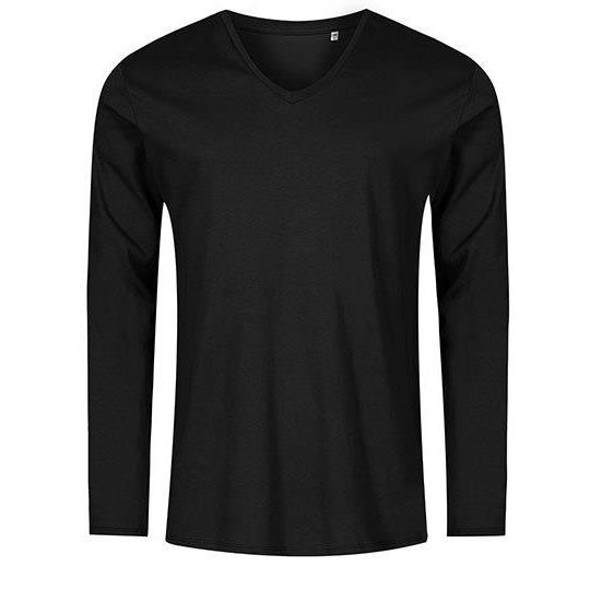 Men´s V-Neck T-Shirt Long Sleeve