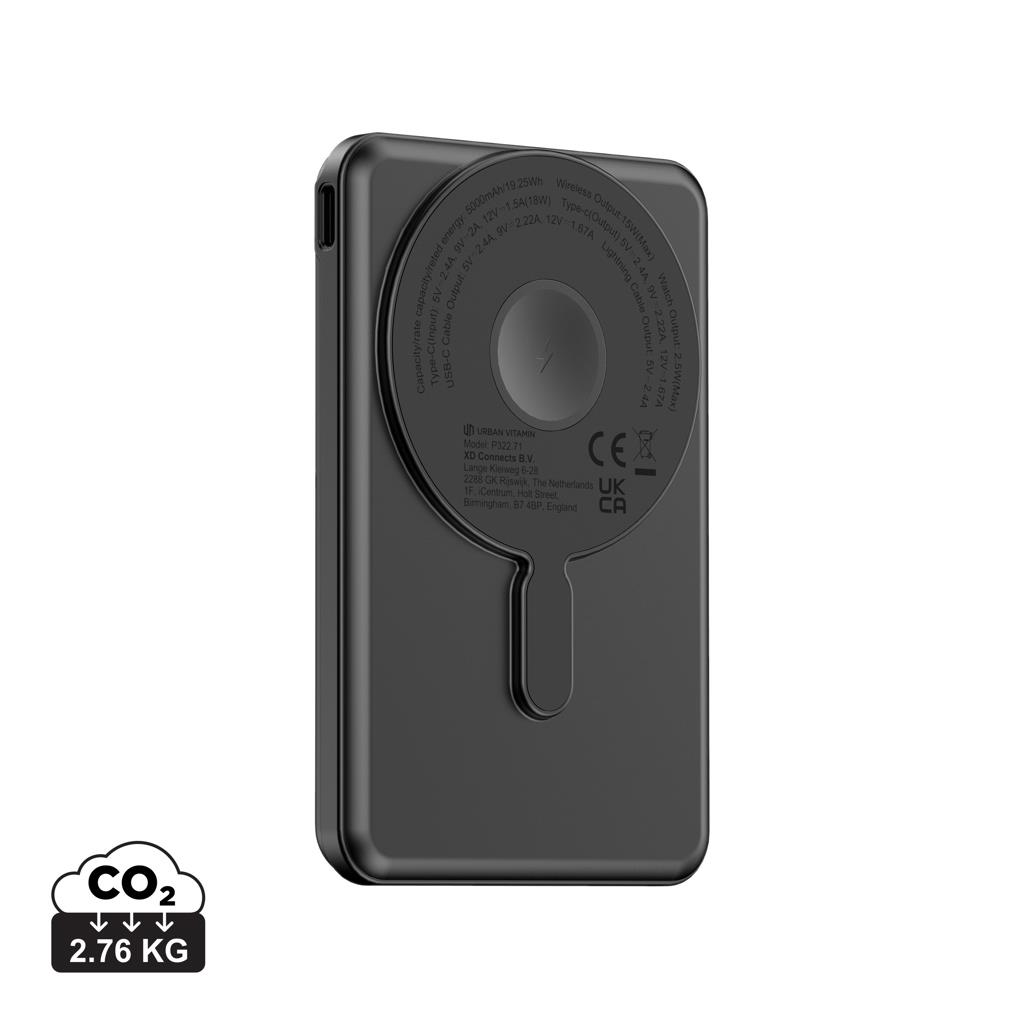 Urban Vitamin Redwood 5-in-1 5.000mAh 20W PD magn. Powerbank
