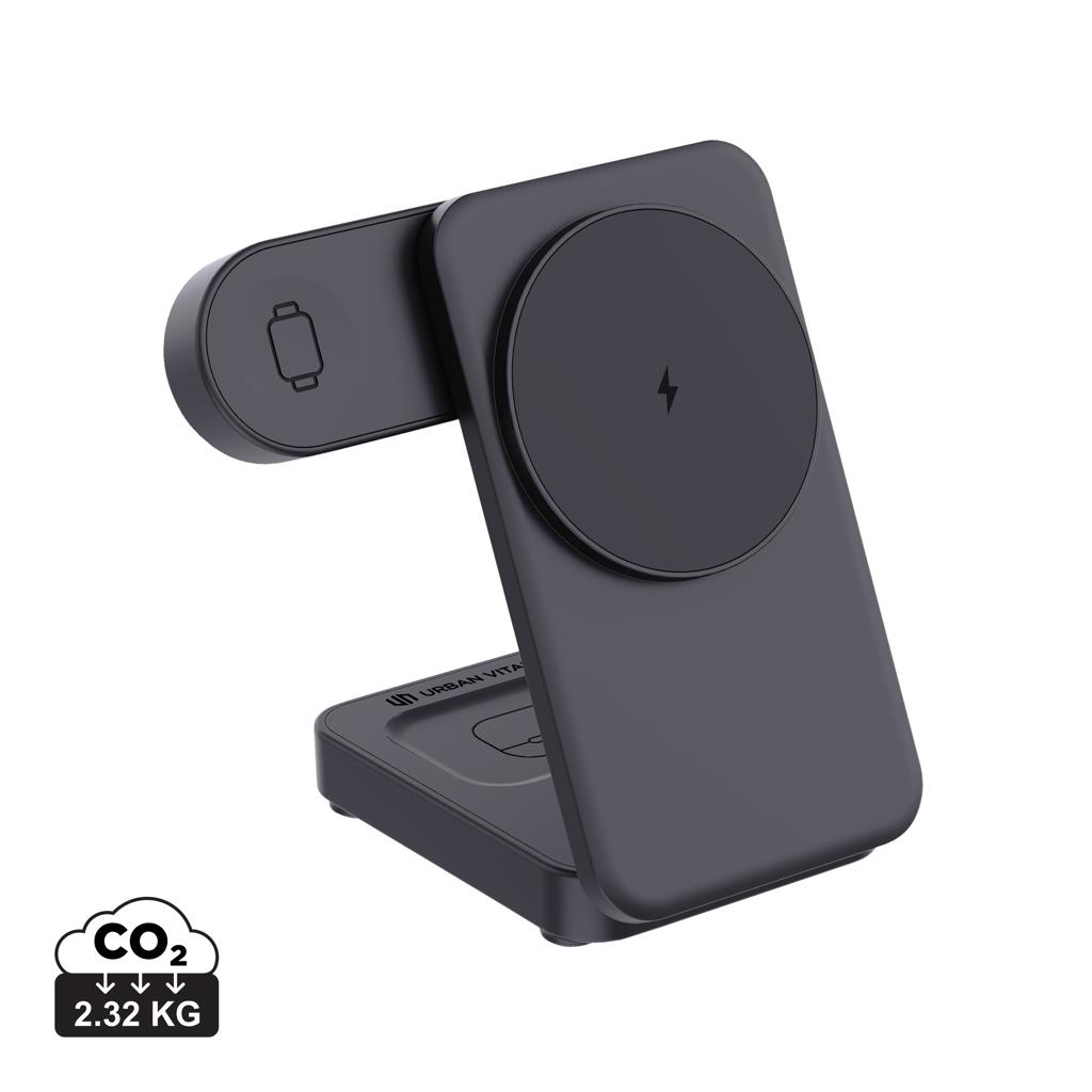 Urban Vitamin Arcadia 15W 3in1 Magnet-Charger aus RCS rABS